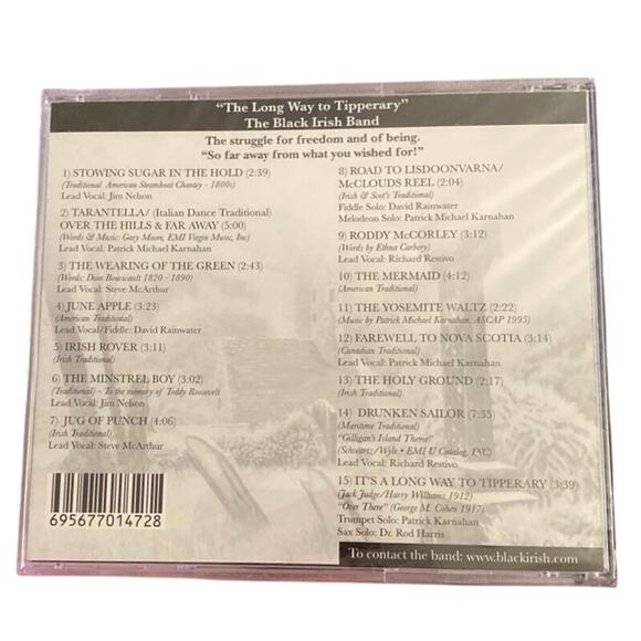 The Black Irish Band CD lot of 2 The Long Way to Tipperary & American Landscapes - Picture 7 of 9